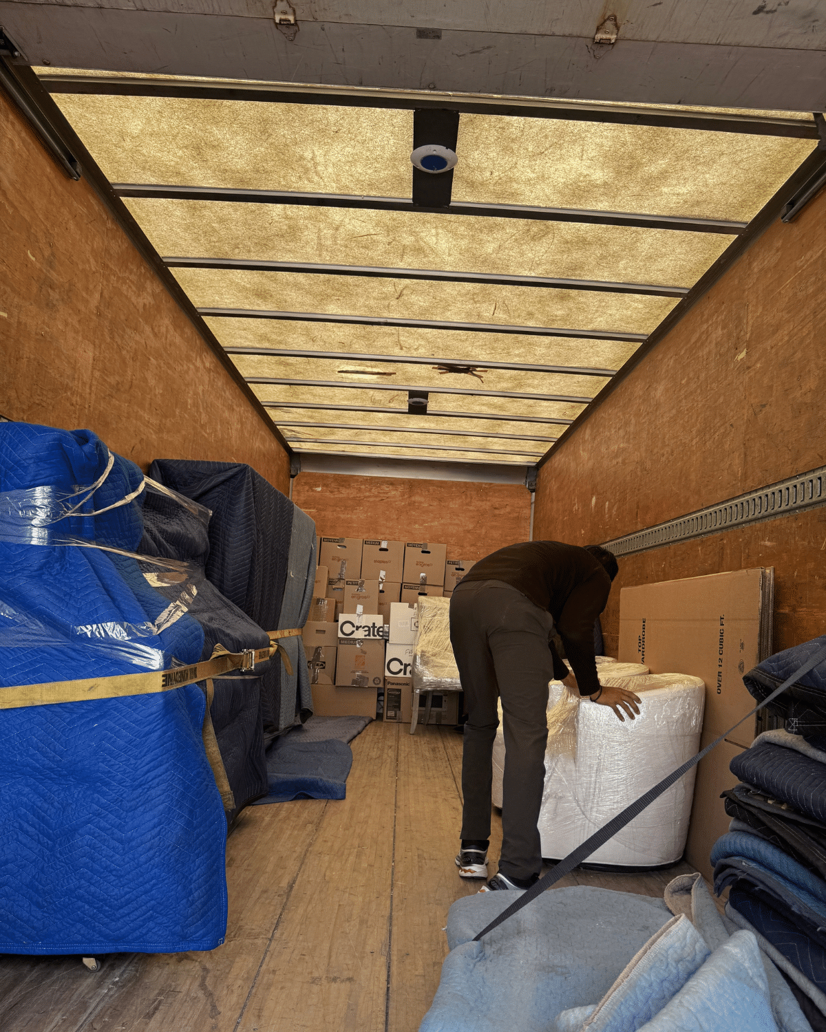 Western Moving & Storage loaded moving truck